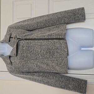 🆕️ Loft Outlet Gray Moto-Zippered Jacket (NWT)